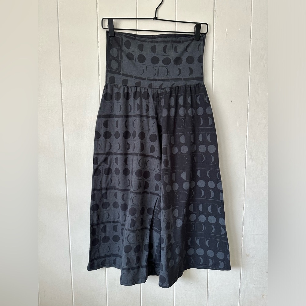 Kealopiko Mahina Black Wide Leg Pants Size Small